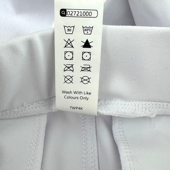 Halara Womens High Waist Flare Leg Pants Size M Office Work Summer White - Picture 6 of 7